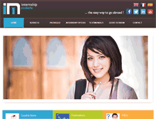 Tablet Screenshot of internshipmakers.com